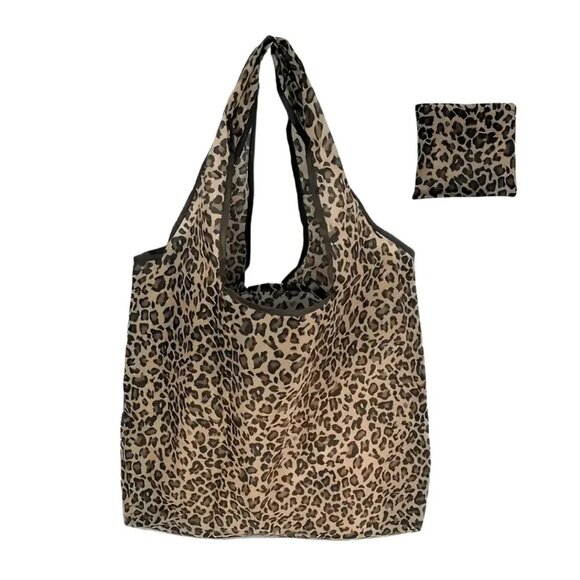Leopard Print Shoulder Tote Bag for Women - NEW 13.78 in L x 18.11 in W - Picture 1 of 1